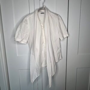 Ralph Lauren Neck Tie Button Down Blouse Women's Size 10